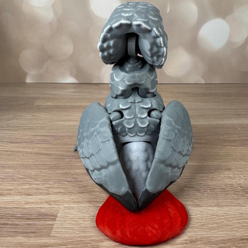 Congo African Grey Parrot, Poseable