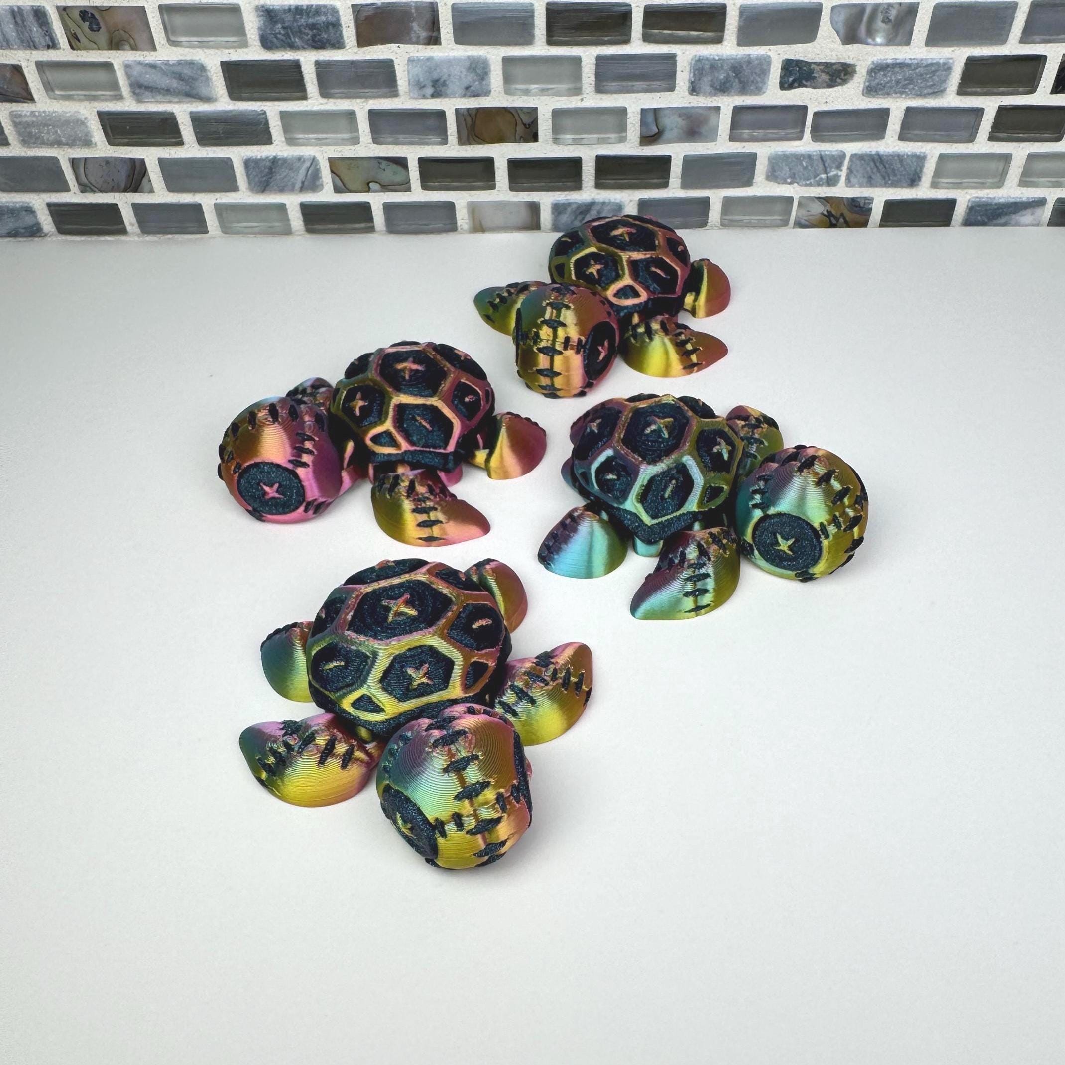 Stitched Shell Turtle | 2.5"