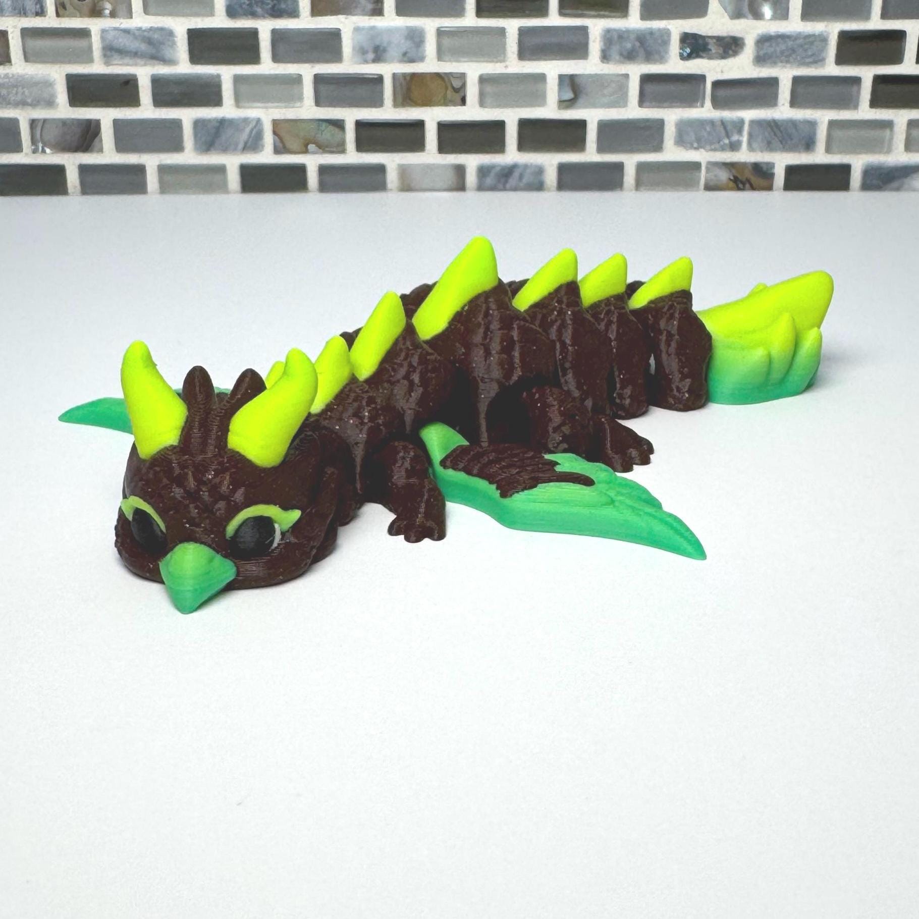 Phoenix Dragon Fidget, Neon