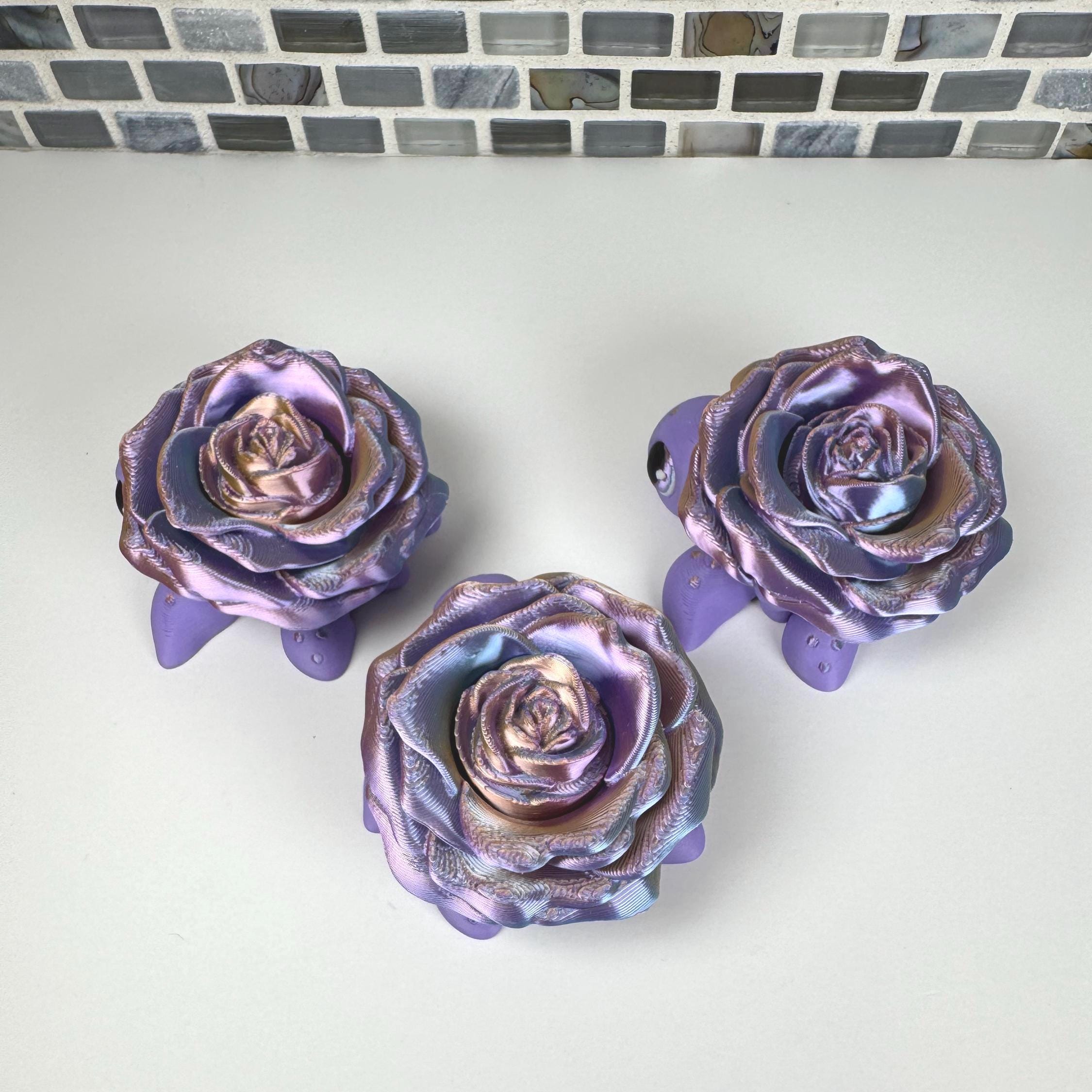 Rose Turtle Fidget Spinner