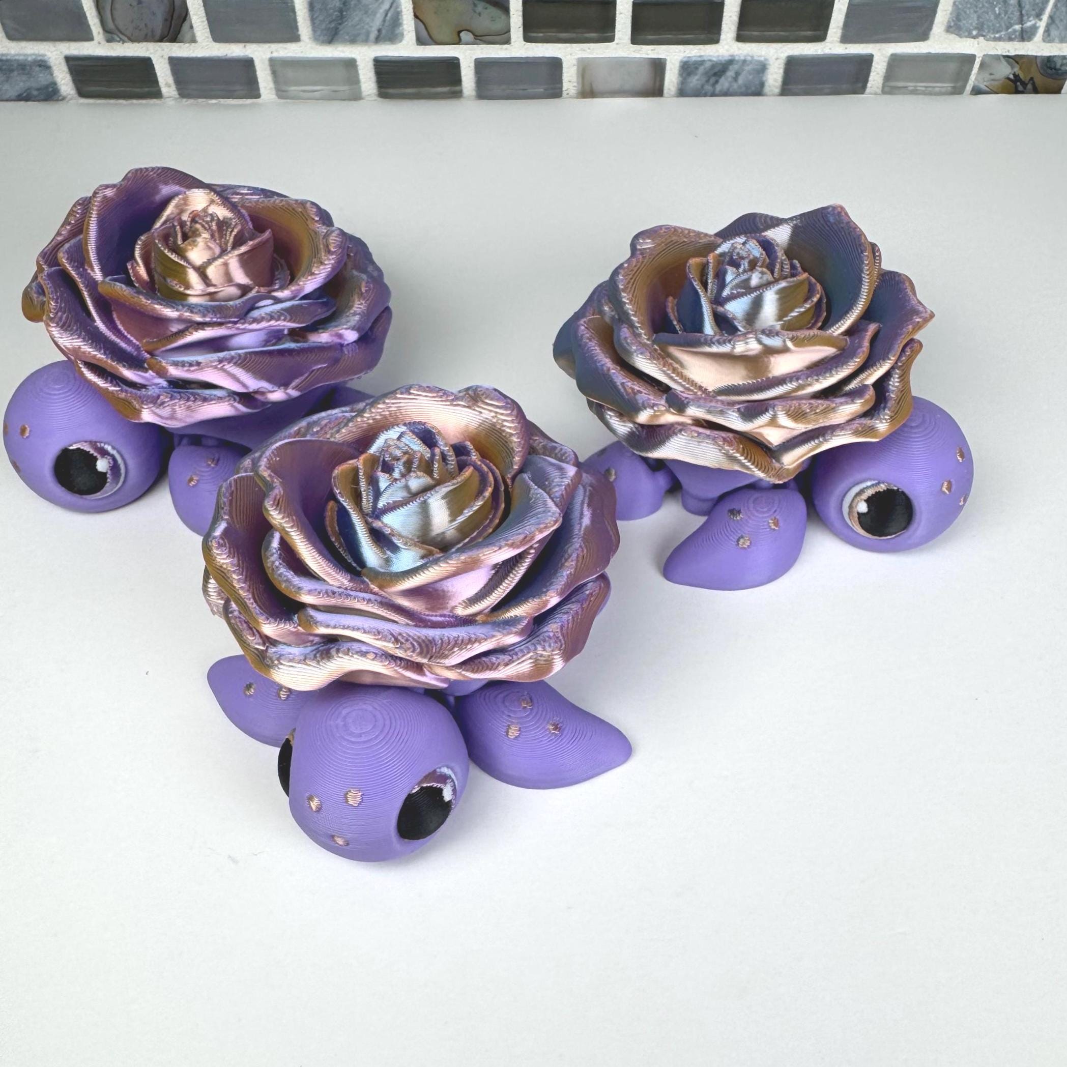 Rose Turtle Fidget Spinner