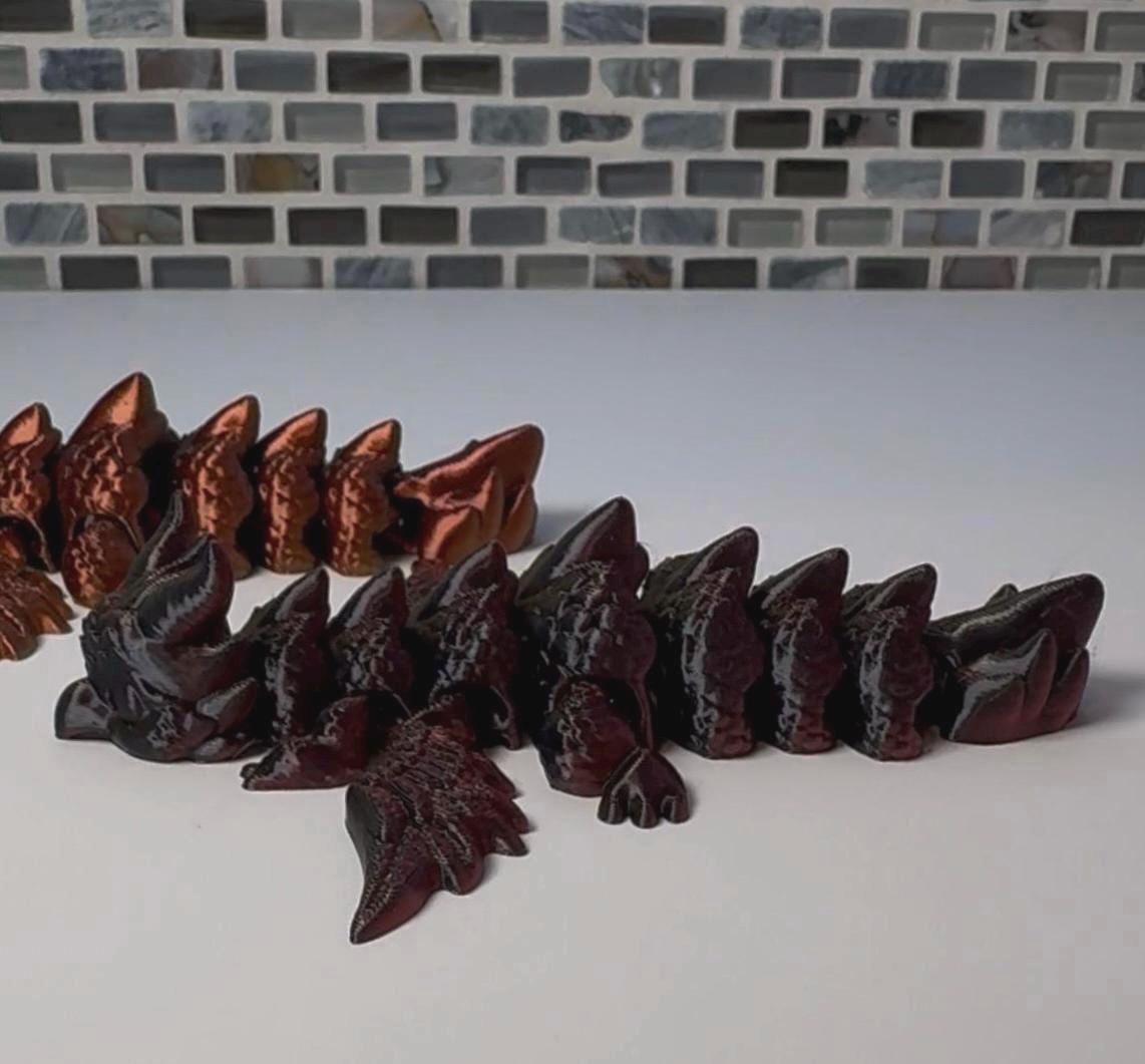 Phoenix Dragon Fidget, Metallic