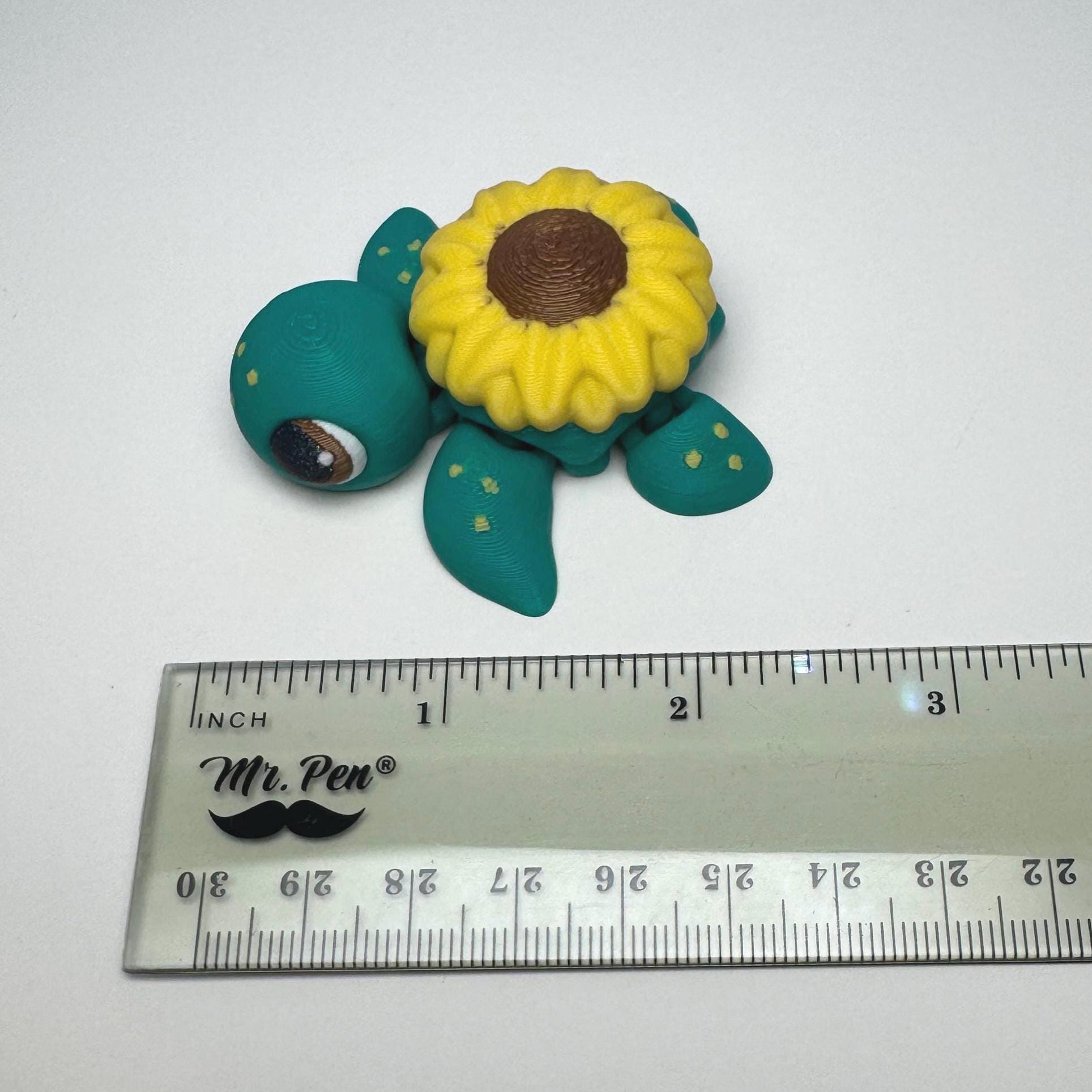 Sunflower Fantasy Turtle | 2.5”