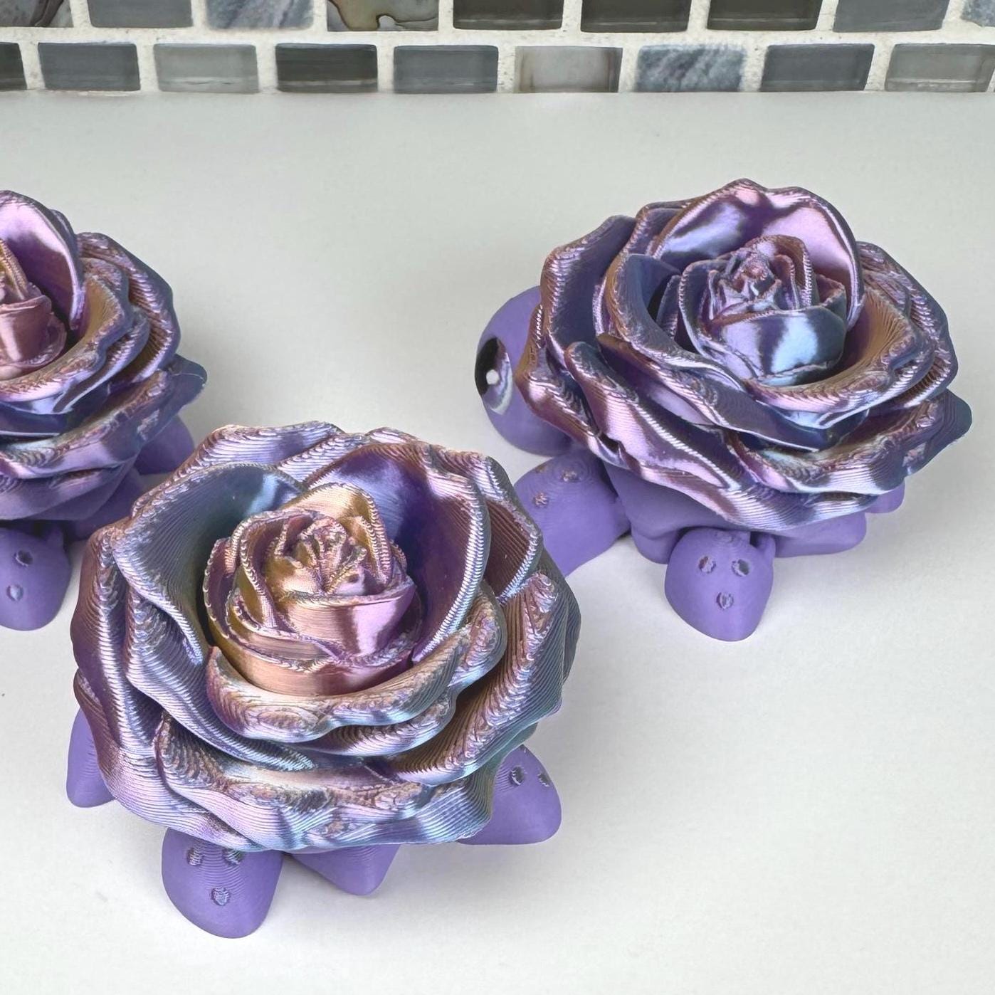 Rose Turtle Fidget Spinner