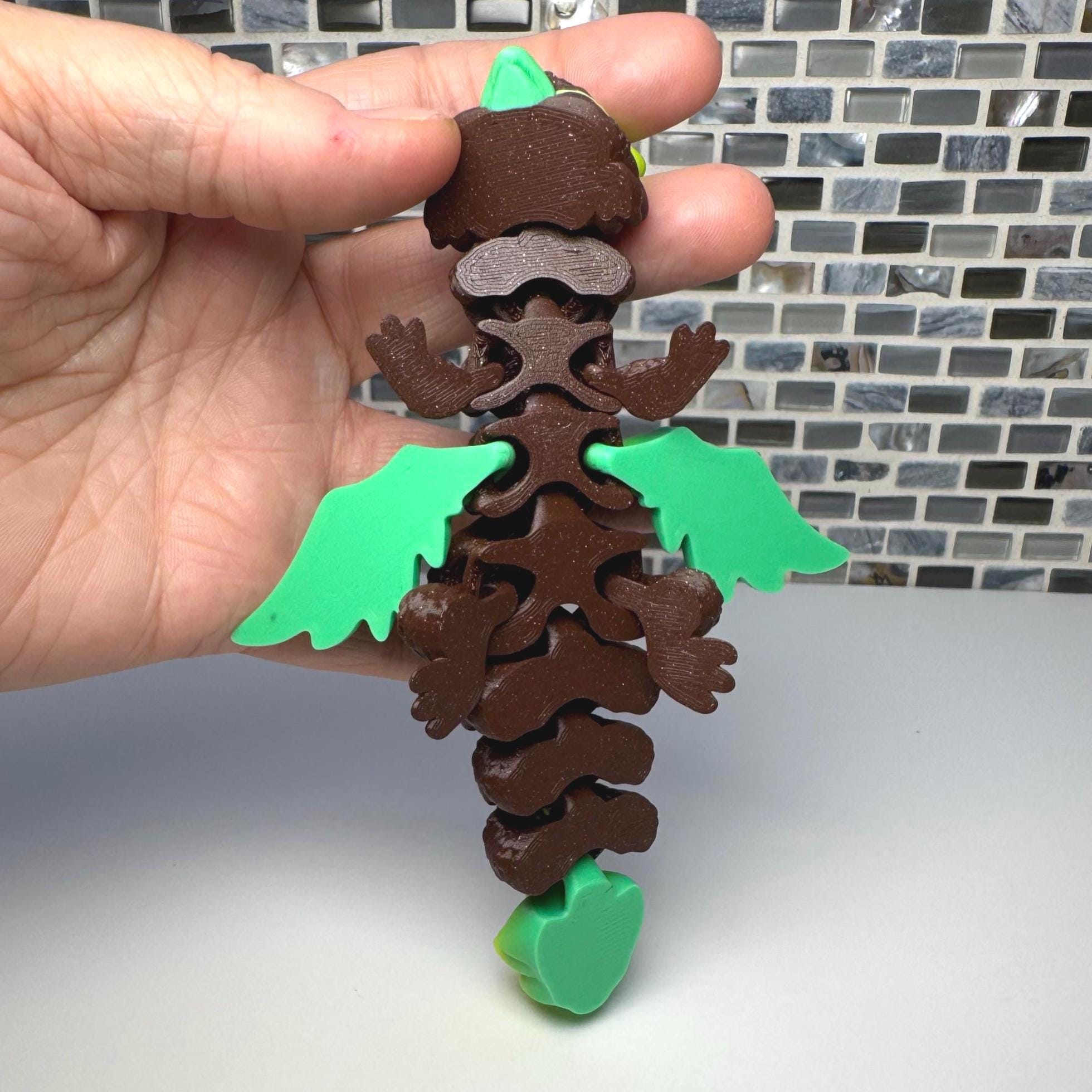 Phoenix Dragon Fidget, Neon